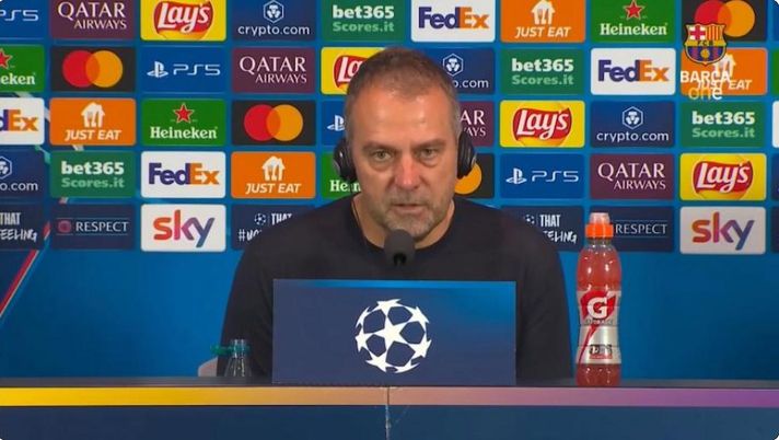 Flick ferma i giornalisti: “Aspettate, ho pensato troppo all’arbitro. Ho un messagio per l’Inter” - immagine 1