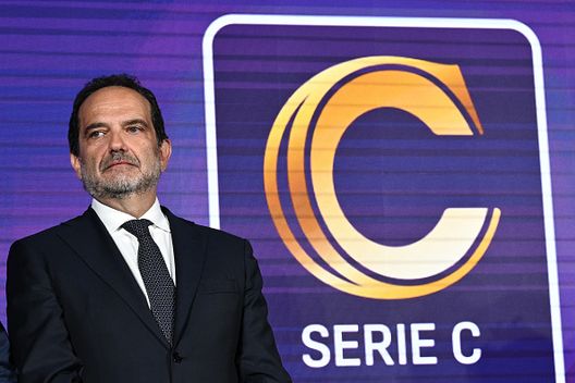 Matteo Marani, presidente della Lega Serie C, durante la presentazione del nuovo logo della Lega Serie C, il 3 giugno 2024 a Milano Serie C 2025/26, svelati i tre gironi del nuovo campionato: gli incroci- immagine 2