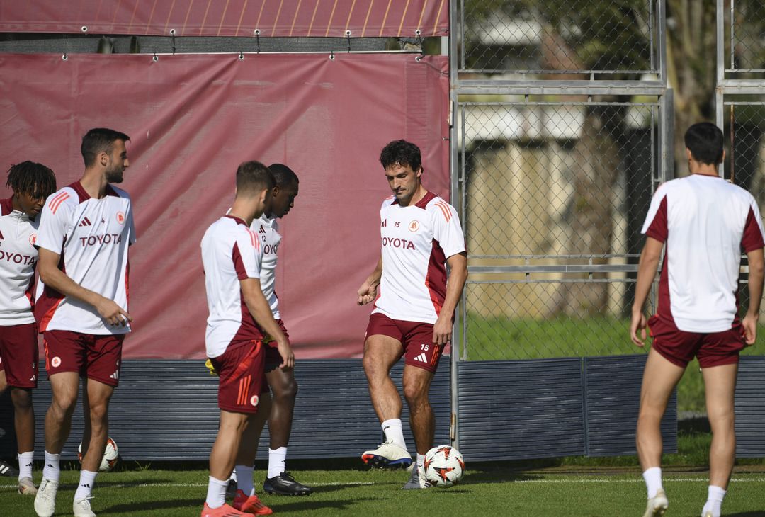 Roma, l’allenamento a Trigoria a tre giorni dall’Europa League – FOTO GALLERY - immagine 14