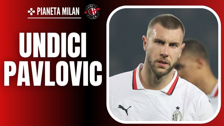 Strahinja Pavlovic (difensore AC Milan), qui durante Empoli-Milan 0-2 (Serie A 2024-2025) | News (Getty Images) Strahinja Pavlovic AC Milan Torino-Milan 2-1 Serie A 2024-2025