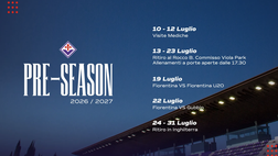 Fiorentina, ufficializzate le date del ritiro: si inizia il 13 luglio