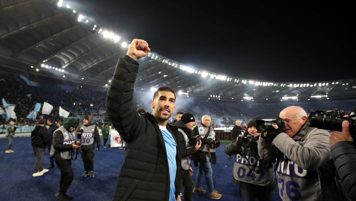 ROME, ITALY - DECEMBER 04: Mattia Zaccagni of Lazio celebrates after the team's victory in the Coppa Italia Round of 16 match between SS Lazio and AC Milan at Olimpico Stadium on December 04, 2025 in Rome, Italy. (Photo by Paolo Bruno/Getty Images) Lazio, Zaccagni post Milan: “Siamo molto contenti, c’era voglia di riscatto dopo sabato” - immagine 1