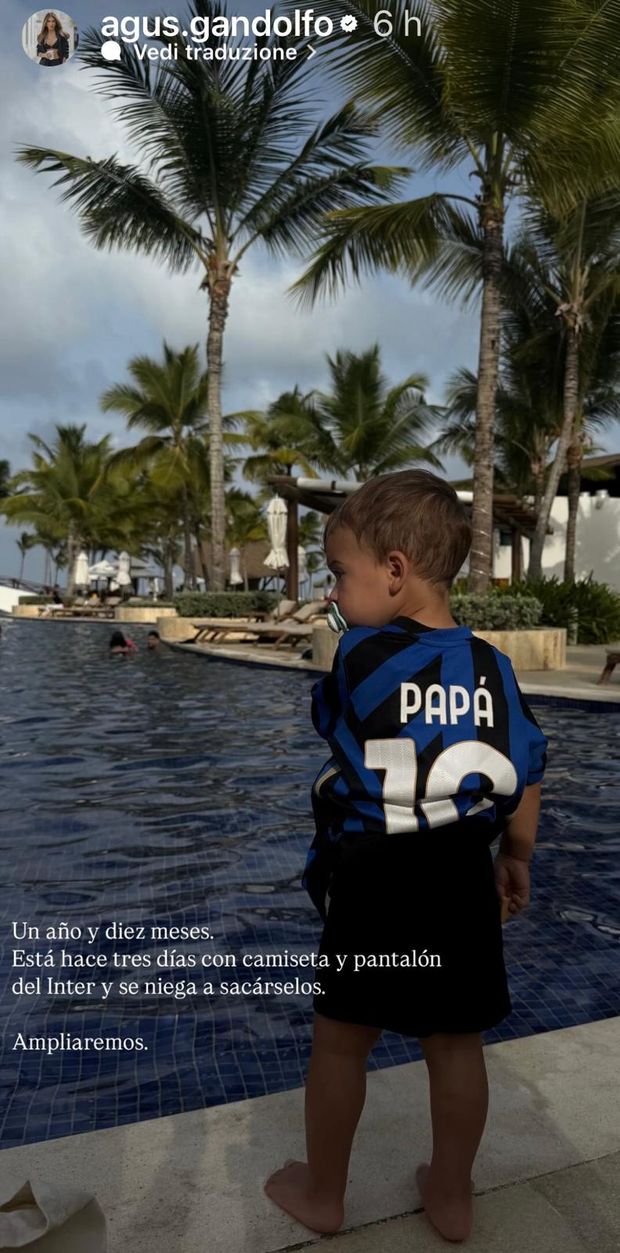 Baby Lautaro Martinez con l’Inter già nel cuore, la moglie Agus racconta: “Tre giorni con…”- immagine 3