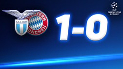 Lazio, nell’Olimpo ci sei anche tu! il Bayern cade di misura all’Olimpico