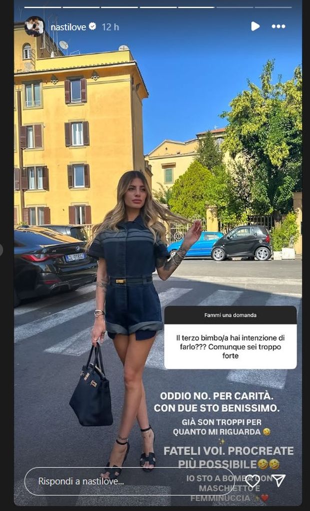 Chiara Nasti ai follower: “Un terzo figlio? Oddio, no. Fateli voi, con due sto benissimo”- immagine 2