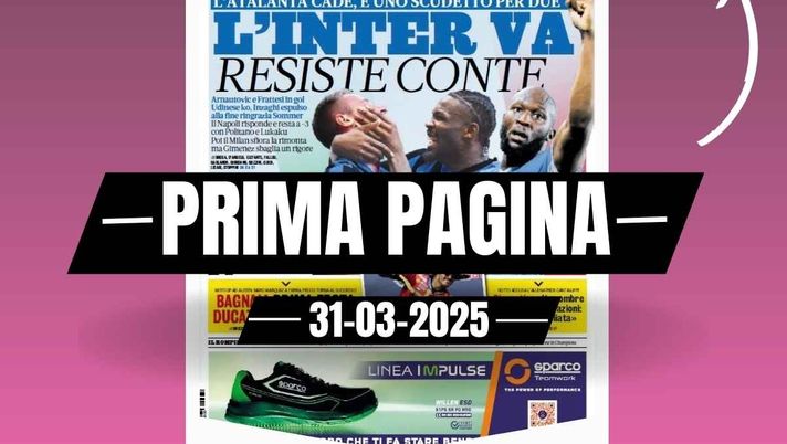 Prima pagina Gazzetta dello Sport: 'Milan, resta solo il derby'