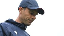 Bologna, seconda seduta di preparazione al Napoli: personalizzato per un difensore