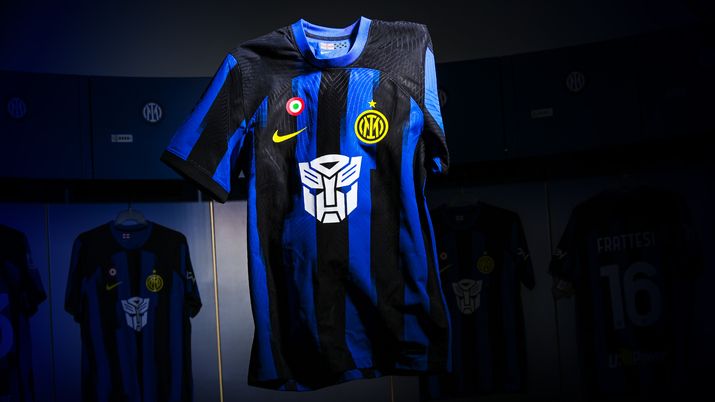 Inter, con l’Udinese maglia limitata dedicata alla saga Transformers: eccola - immagine 1