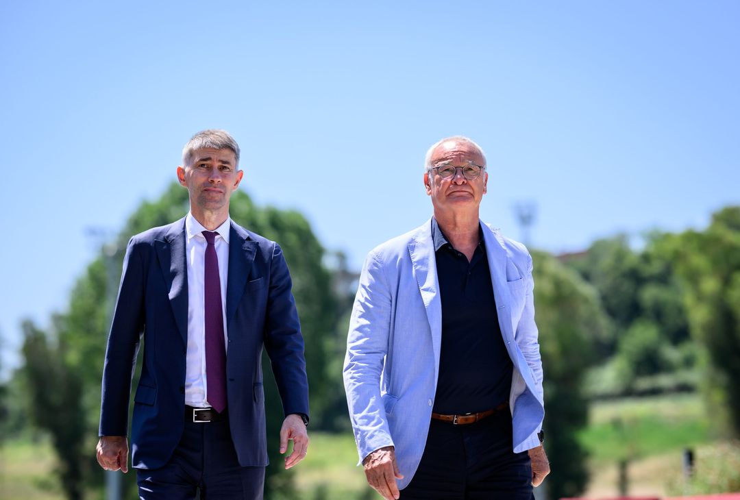 Trigoria, il primo giorno di Massara in compagnia di Ranieri – FOTO GALLERY - immagine 6