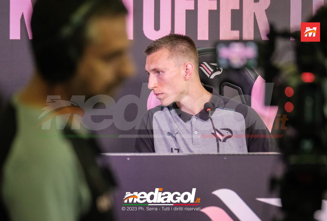 FOTO PALERMO, presentato di Kristoffer Lund Hansen in conferenza stampa (GALLERY) - immagine 26