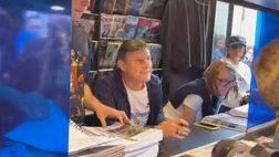 VIDEO / A Milano apre l’edicola 21 nerazzurra: ospite Javier Zanetti. Autografi e foto con i tifosi