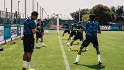 GALLERY Gli azzurri si allenano per il match scudetto agli ordini di Conte