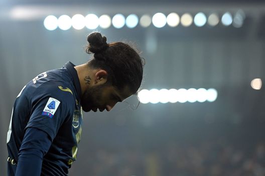 UDINE, ITALY - FEBRUARY 06: Ricardo Rodriguez of Torino FC reacts during the Serie A match between Udinese Calcio and Torino FC at Dacia Arena on February 06, 2022 in Udine, Italy. (Photo by Alessandro Sabattini/Getty Images)