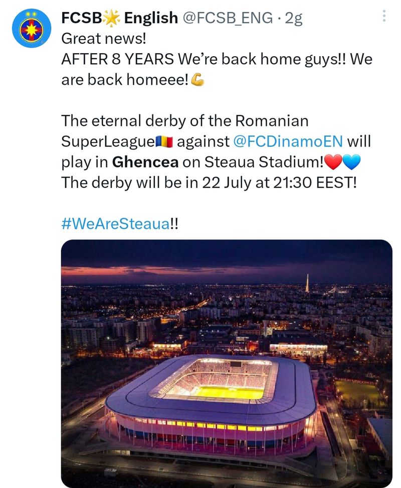 Truppe speciali e affitto stadio da record: il derby di Bucarest allo stadio Ghencea…- immagine 2