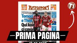 Prima pagina Tuttosport: “Tomori e Theo Hernández, qui Juventus ci cova”