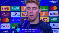 Hojlund sull’eliminazione: “Abbiamo buttato punti contro l’Eintracht e il Copenaghen”