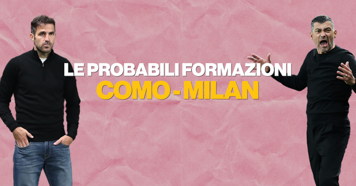 Como Milan, le probabili formazioni di Fàbregas e Conceicao | VIDEO