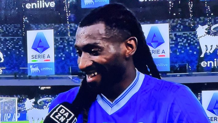 L'entusiasmo di André-Frank Zambo Anguissa nel post-partita della gara col Genoa è palpabile: l'intervista completa ai microfoni di Dazn. anguissa napoli genoa
