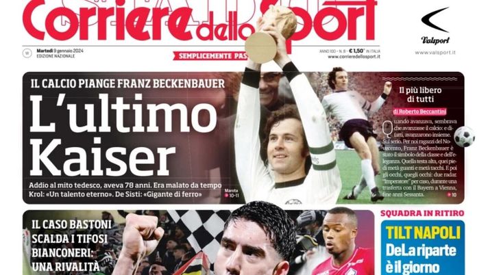 prima pagina corriere dello sport