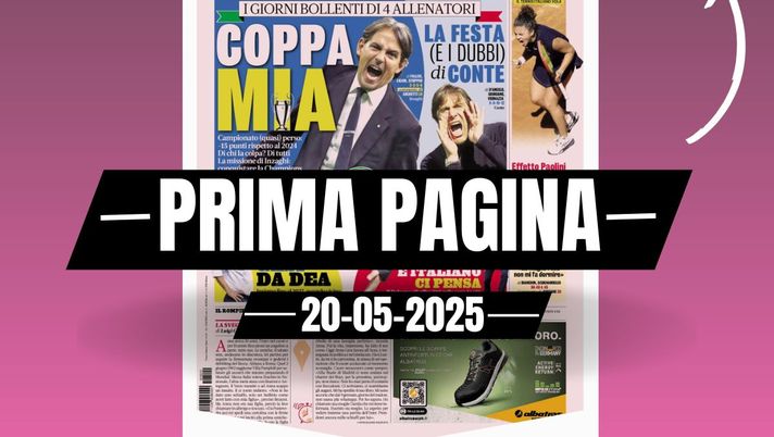 Prima pagina Gazzetta dello Sport: 'Italiano, Milan in attesa'