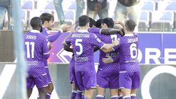 La Fiorentina stende la Salernitana ed è quinta. Udinese-Verona finisce 3-3