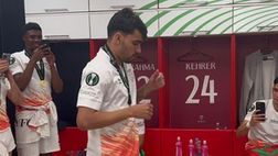 Paquetà show dopo la vittoria della Conference: balletto virale (VIDEO)