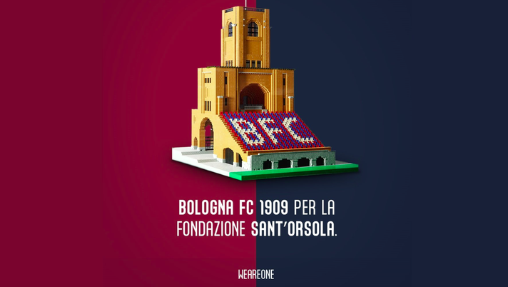 Il Bologna a sostegno della Fondazione Sant’Orsola: asta con la Torre di Maratona- immagine 1