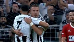 Besiktas, che Immobile: guarda la sua doppietta