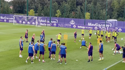 VIDEO VN – Ecco l’allenamento viola, chi perde…piegamenti!