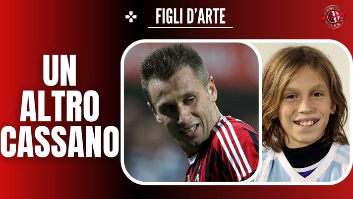 Antonio Cassano e Christopher Cassano, ex calciatore del Milan e calciatore della Virtus Entella (getty images)