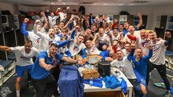 Duda e Suslov festeggiano la qualificazione a Euro 2024 con la Slovacchia