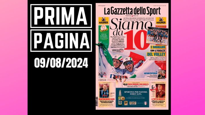 Prima pagina Gazzetta dello Sport: Milan preso Emerson Royal. Ecco Morata