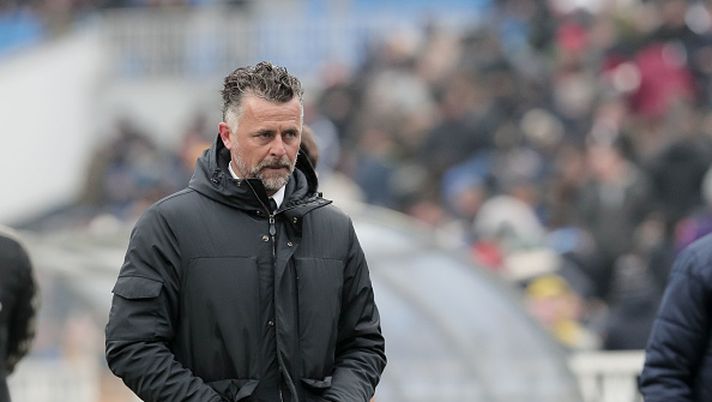 KIEV, UKRAINE - FEBRUARY 20: Head coach of Juventus Francesco Baldini looks on during the UEFA Youth League match between Dynamo Kiev and Juventus at Valeriy Lobanovskyy Stadium on February 20, 2019 in Kiev, Ukraine. (Photo by Juventus FC/Juventus FC via Getty Images)  Baldini Spal Milan Futuro