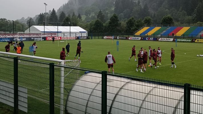 L’allenamento pomeridiano a Pinzolo: partitella di 30 minuti, assente Pellegri - immagine 1