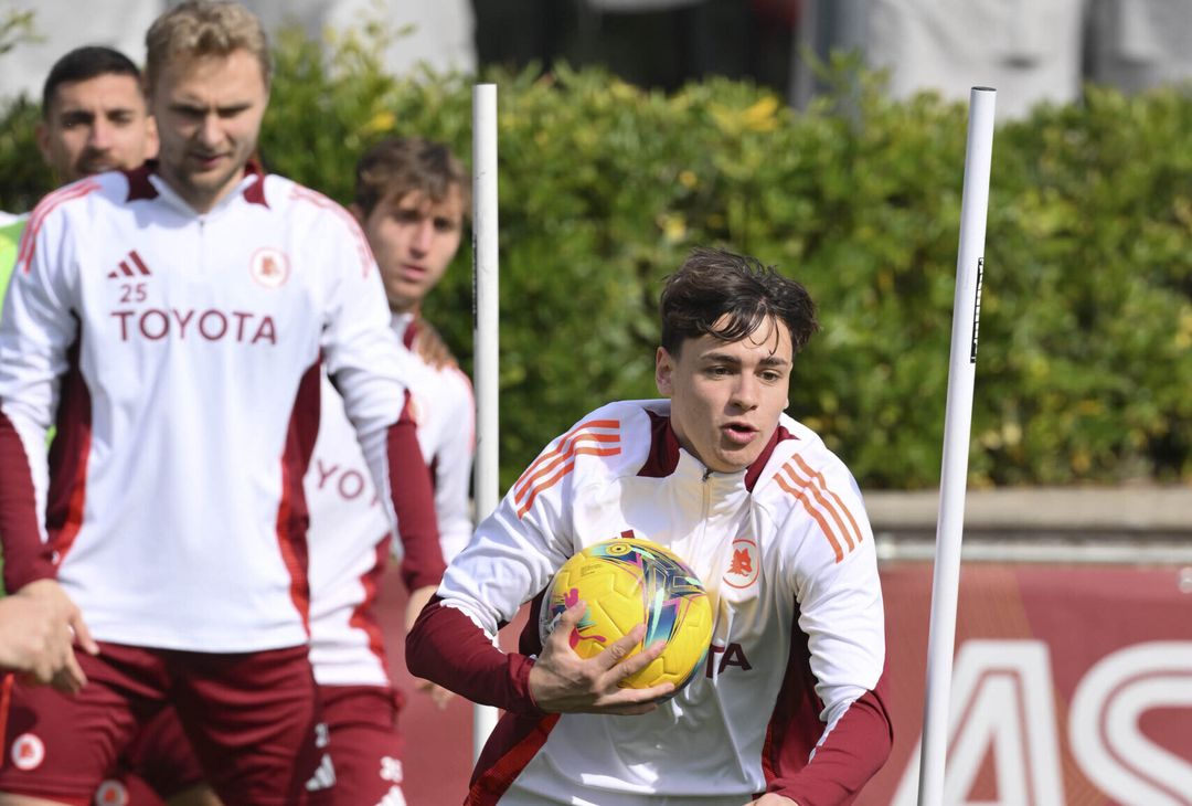 Trigoria, l’allenamento a due giorni dal Como – FOTO GALLERY - immagine 4