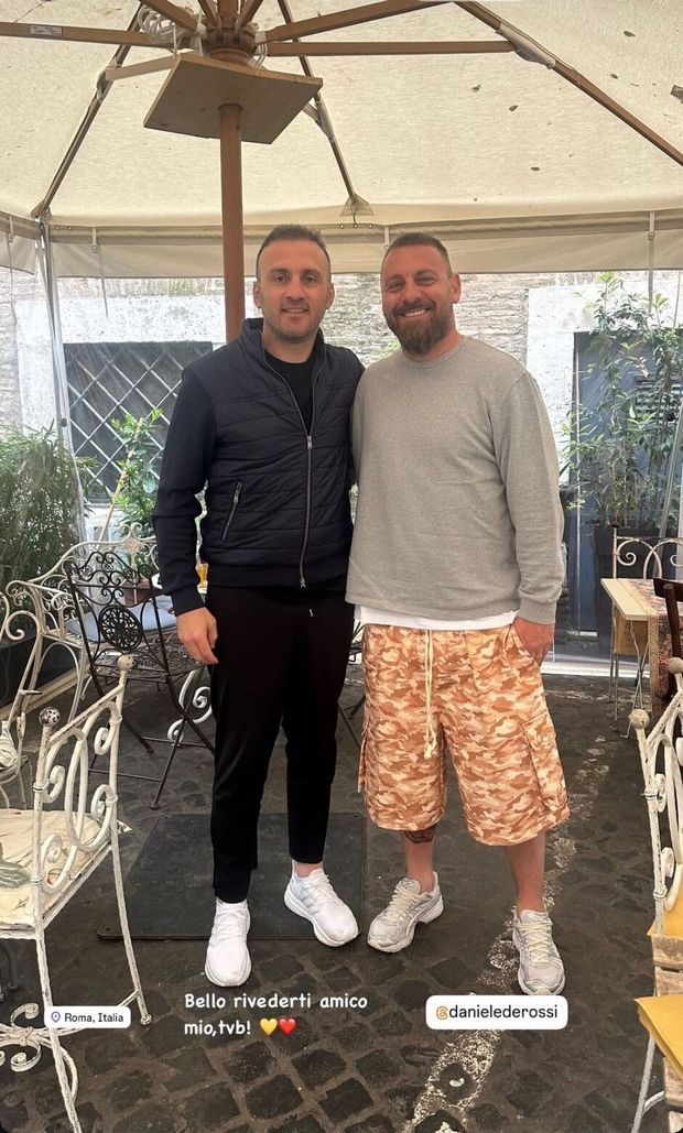 De Rossi e Torosidis di nuovo insieme: “Bello rivederti amico mio”- immagine 2