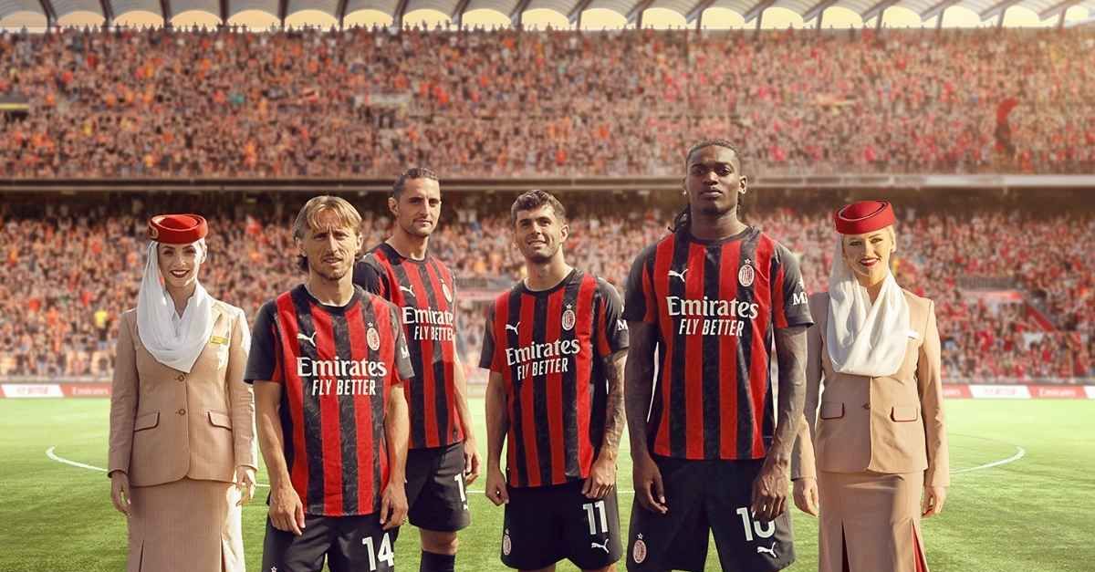 Milan ed Emirates, partnership rinnovata: consistente incremento della parte fissa per il Diavolo Milan ed Emirates, partnership rinnovata: consistente incremento della parte fissa per il Diavolo