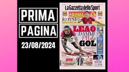 Prima pagina Gazzetta dello Sport: “Milan, Fonseca vuole più gol da Leao”