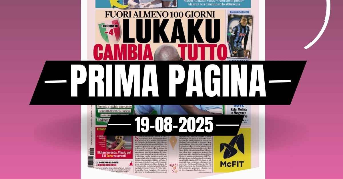 prima pagina gazzetta dello sport sfida napoli milan per hojlund