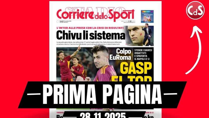 Prima pagina Corriere dello Sport: 'Il Milan perde Pulisic'