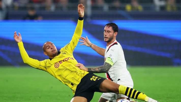Borussia Dortmund-Milan Champions League 2023-2024 Malen Calabria