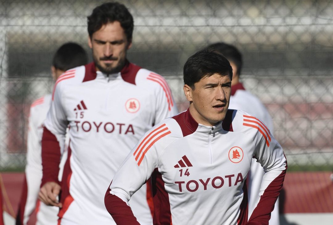 Roma, l’allenamento a due giorni dalla trasferta con il Milan – FOTOGALLERY - immagine 6