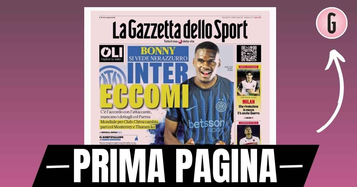 Prima pagina Gazzetta dello Sport: “Milan, in mezzo anche Javi Guerra” Prima pagina Gazzetta dello Sport: “Milan, in mezzo anche Javi Guerra”