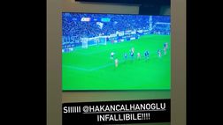 VIDEO / A casa Zanetti Atalanta-Inter: il figlio scatenato al gol di Calhanoglu
