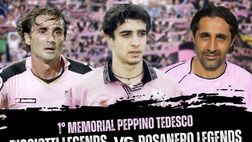 Palermo, “Memorial Peppino Tedesco”: in campo le vecchie glorie, c’è anche Baldini