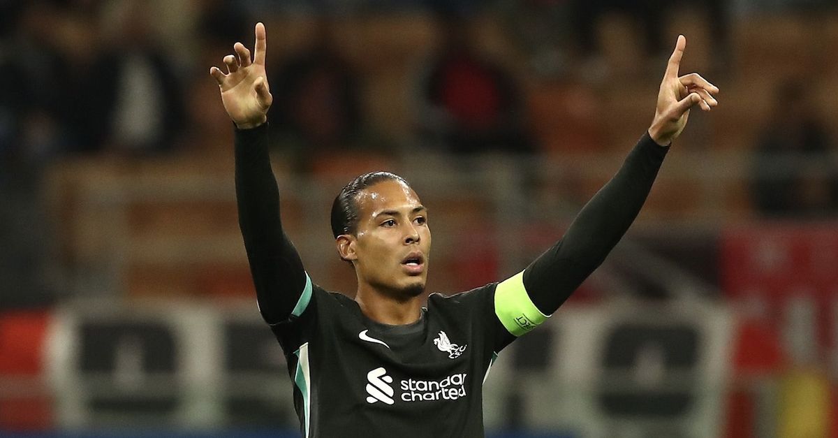 Milan Liverpool, Van Dijk: “Abbiamo giocato in modo eccezionale”