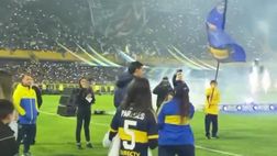 Calciomercato Roma, accoglienza da re per Paredes al Boca Juniors | VIDEO