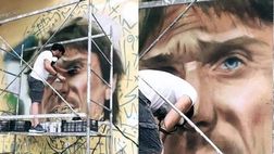 Murale Conte, l’artista: “Mi è stato commissionato, ecco quando lo terminerò”