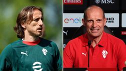 Milan, Allegri: “Modric? È voglioso di rientrare, ma la sua stagione credo sia finita”