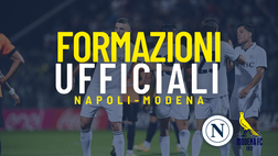 Napoli-Modena, le formazioni ufficiali: la decisione sul centravanti. Out 5 azzurri